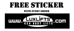Free sticker with every purchase