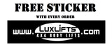 Free sticker luxlifts