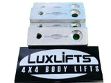 Radiator drop brackets 2 inch body lift kit Hilux